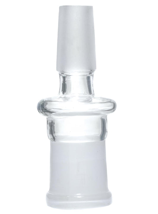 Glass 14mm male to 18mm famale adapter.