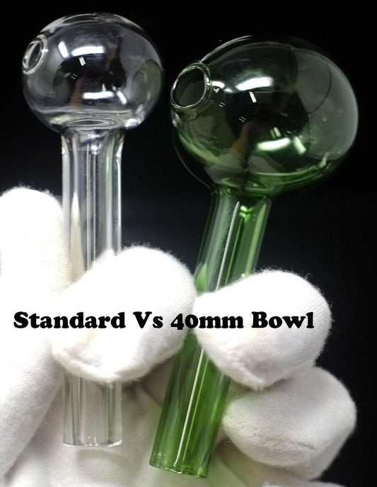 4" Big Head Glass Oil Burner Pipe with Bulk Discounts - Simple Glass Pipe