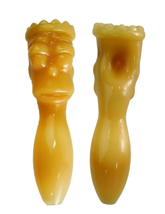 4" Bert Glass Hand Pipe - Simple Glass Pipe