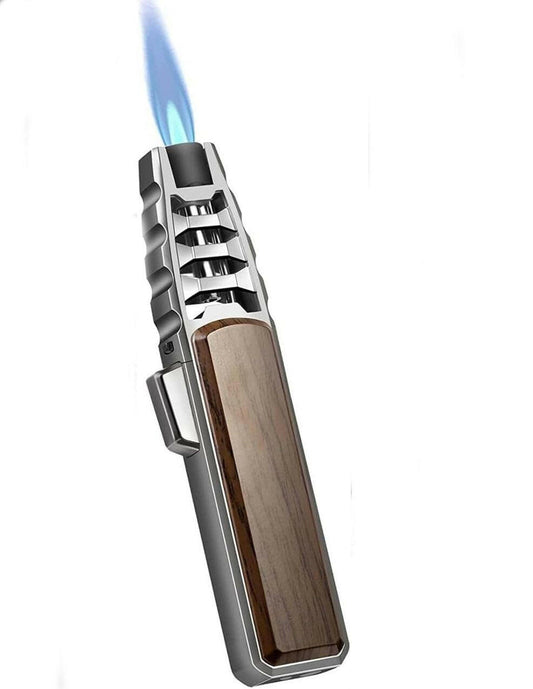 Lighter 1300C Torch Turbo Jet Butane Gas Spray Gun Windproof Power Torcher - Simple Glass Pipe