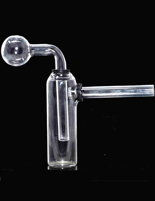 Oil burner pipe vial tube shaped  glass Bubbler Water pipe