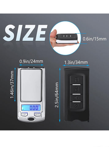 Mini Portable Gram Scale 200g/ 0.01g Mini Digital Pocket Scale Car Key Shape Electronic Scale
