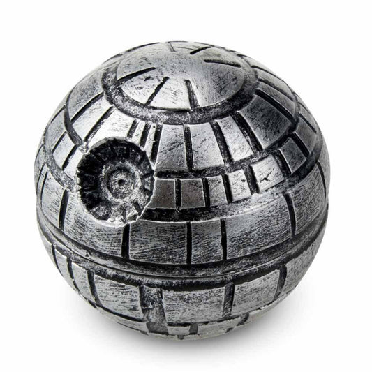 Black Ball Shaped Harbal Grinder with Etch