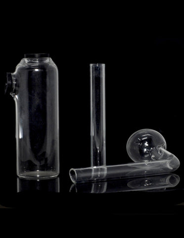 Oil burner pipe vial tube shaped  glass Bubbler Water pipe