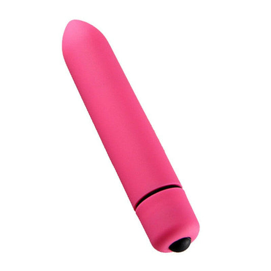 ShowJade Mini Bullet Vibrator Silicone Sex Toy - Simple Glass Pipe