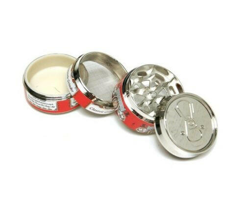 BUDWiser Beer CAN,Herb Grinder,4 Parts - Simple Glass Pipe