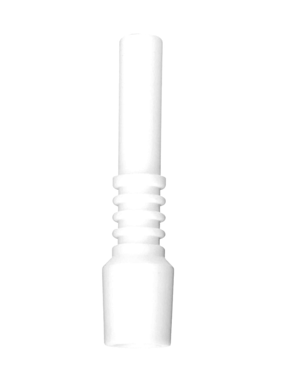 10mm white ceramic dab collector tips set of two