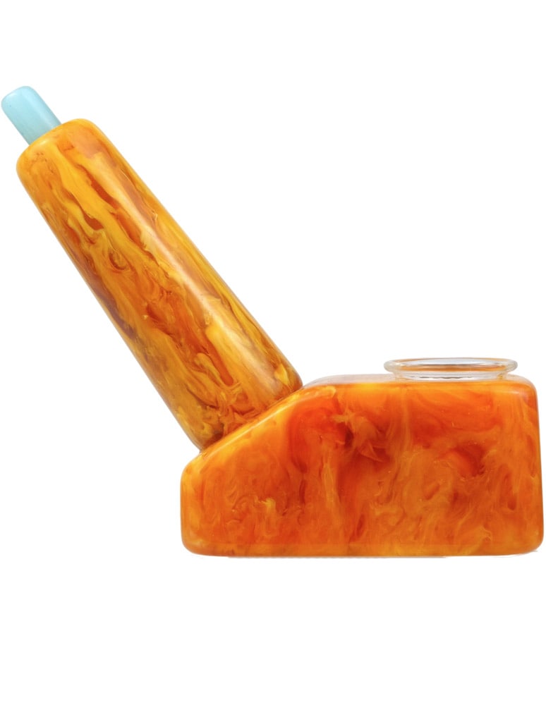 4"Tobacco Pipe Resin Smoking Pipe with Glass Bowl