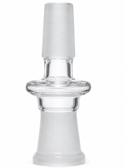 14mm female to 10mm male clear glass reducer adapter