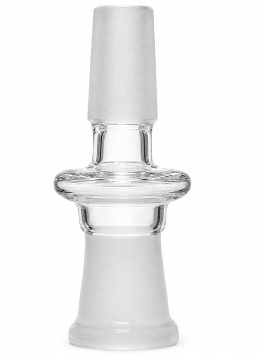 14mm female to 10mm male clear glass reducer adapter