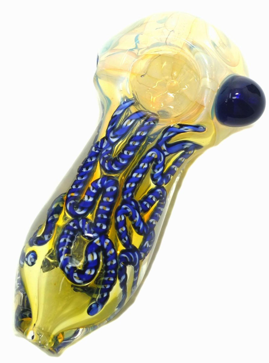 5" Heavy Glass Spoon Hand Pipe - Simple Glass Pipe