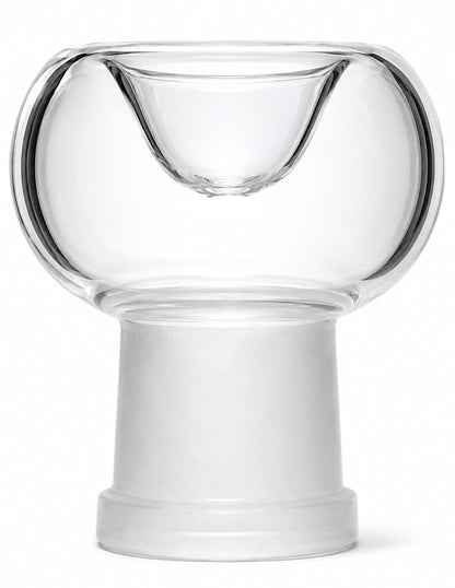 Clear female glass bowl for 14mm or 18mm joint option