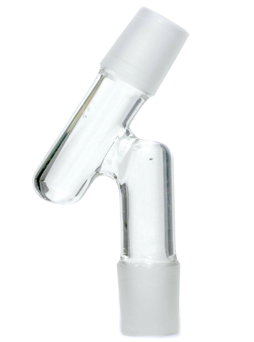 18mm lightning-shape clear glass joint adapter