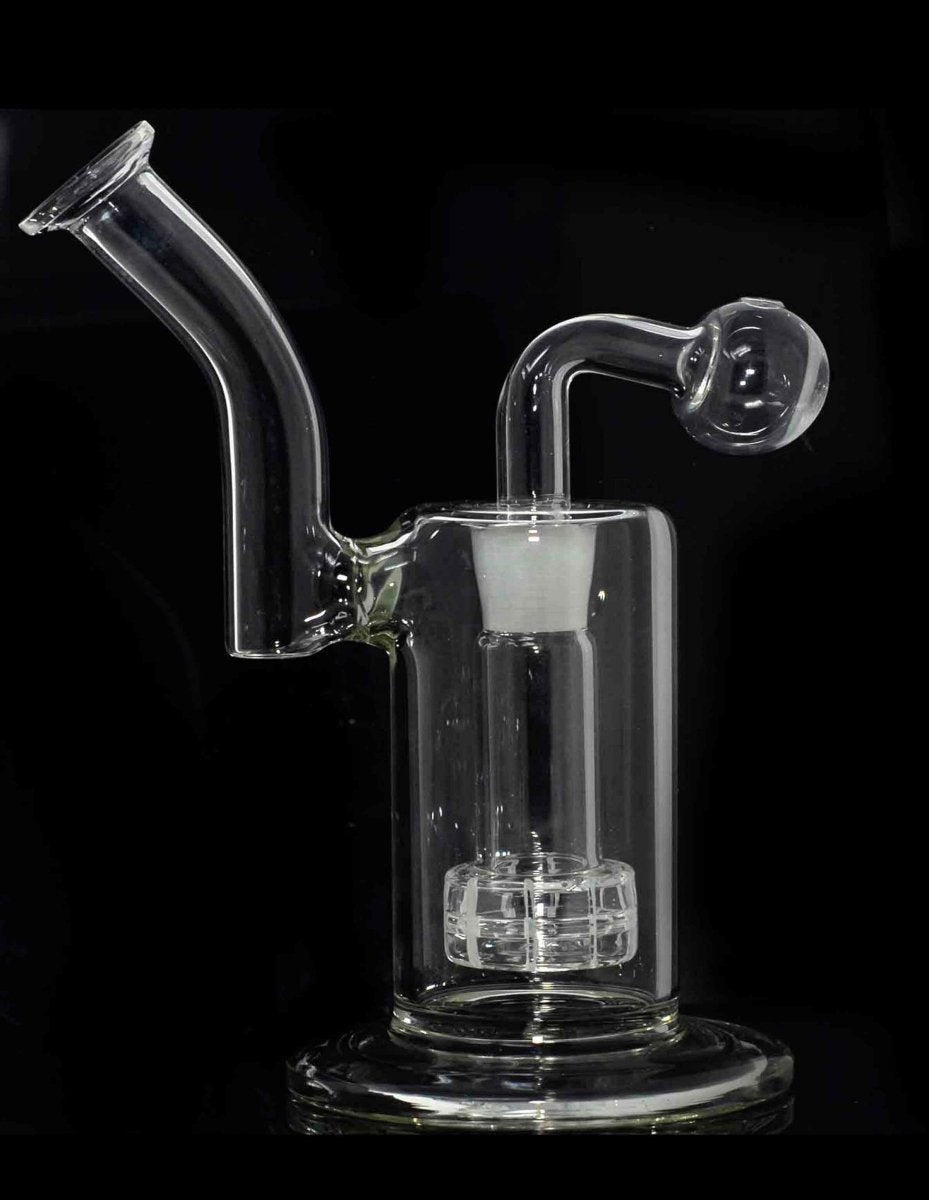 9"Matrix Percs Glass Water Pipe & oil burner - Simple Glass Pipe