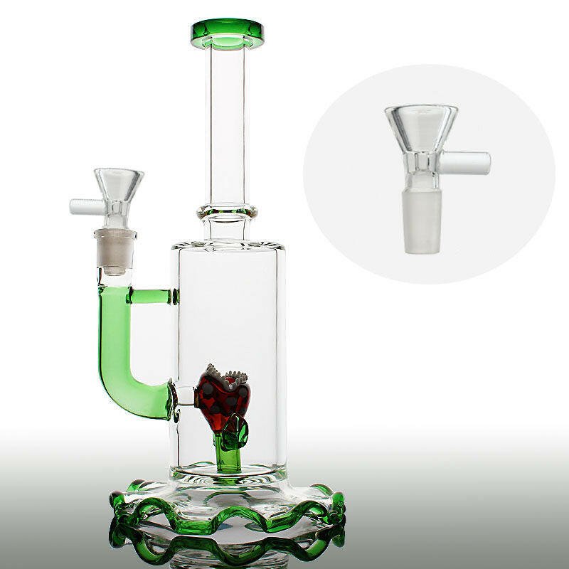 11" Man Eating Flower Glass Water pipe - Simple Glass Pipe