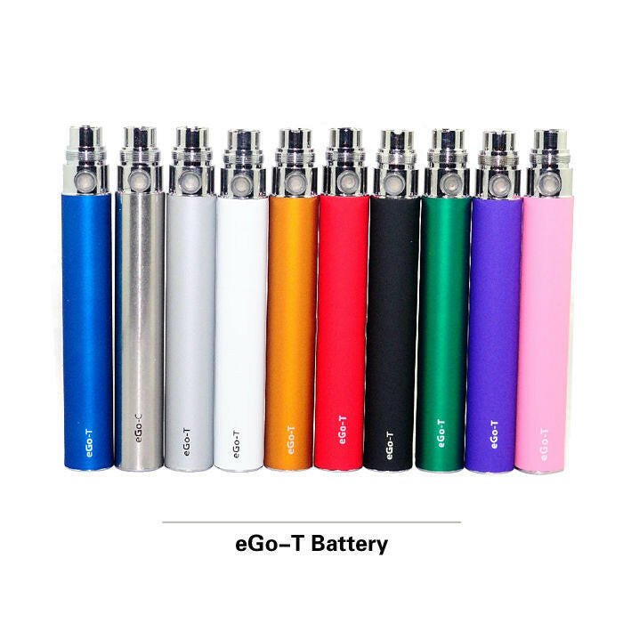 EGo - T Vaporizer Straight Voltage Matte 1100Mah Replacement Battery - Simple Glass Pipe