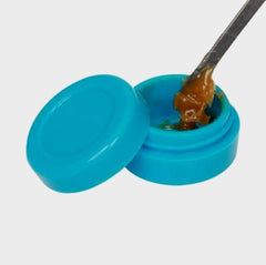 Non Stick, Silicone Container Jars Dab For Concentrate Wax - Simple Glass Pipe