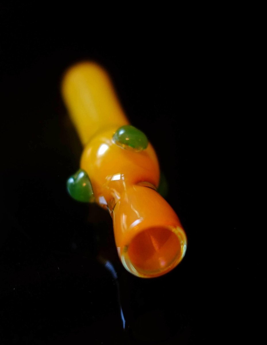 Orange glass chillum alternate product view