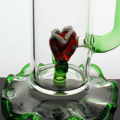 11" Man Eating Flower Glass Water pipe - Simple Glass Pipe