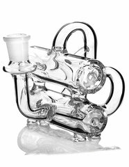 4.3 inchs Glass Ash Catcher Water Pipe Bong - Simple Glass Pipe