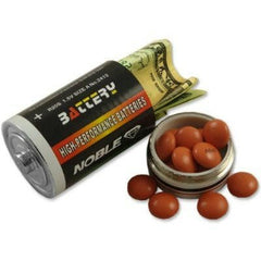 D Battery Money Secret stash Diversion safe - Simple Glass Pipe