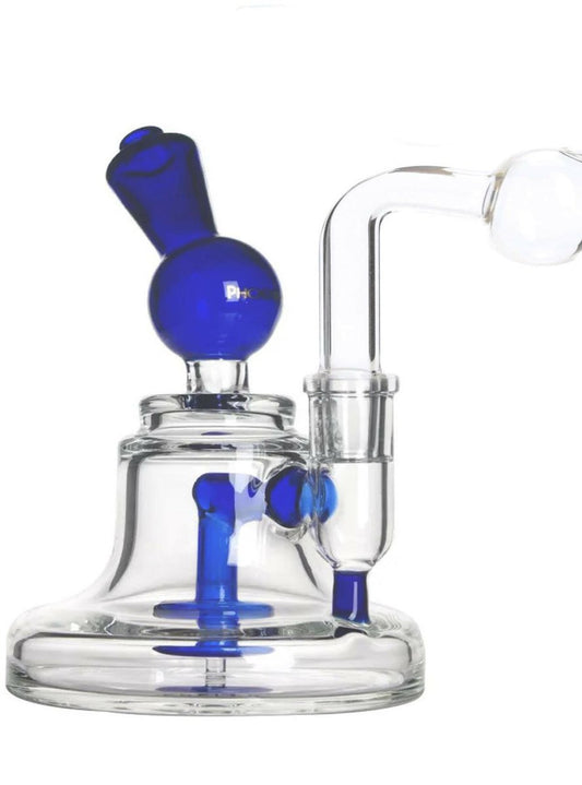 4" Mini Oil Burner Bubbler Pipe kit - Simple Glass Pipe