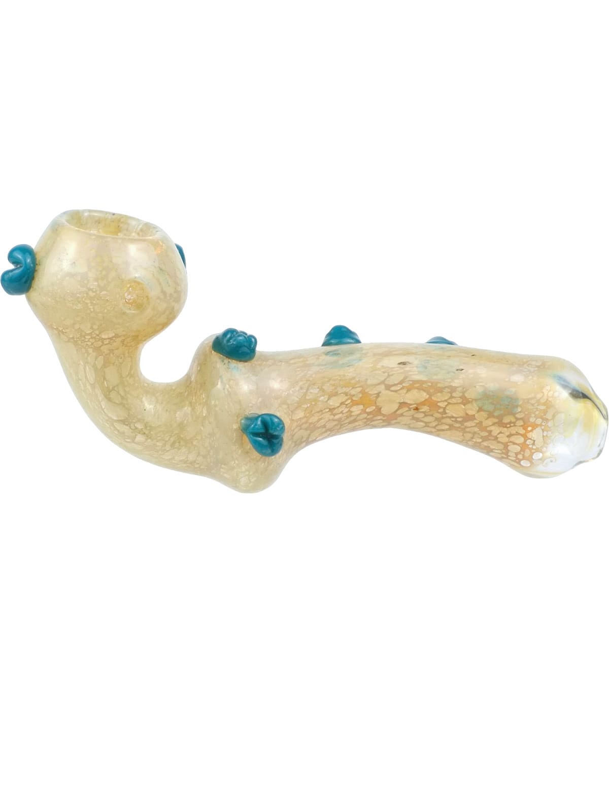 4" Glass Dots Sherlock Pipe