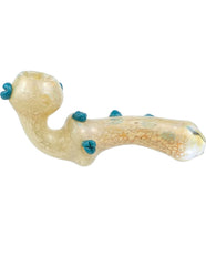 4" Glass Dots Sherlock Pipe