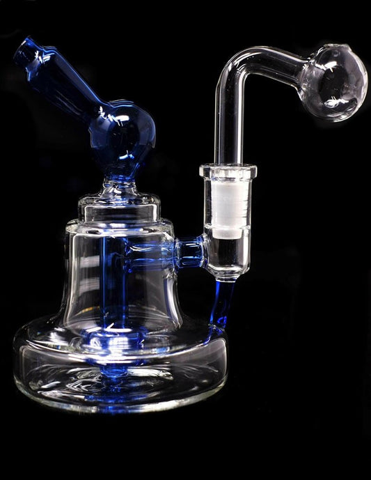 4" Mini Oil Burner Bubbler Pipe kit - Simple Glass Pipe