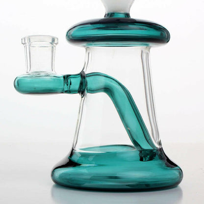 9" V for vendetta Glass Water Pipe - Simple Glass Pipe