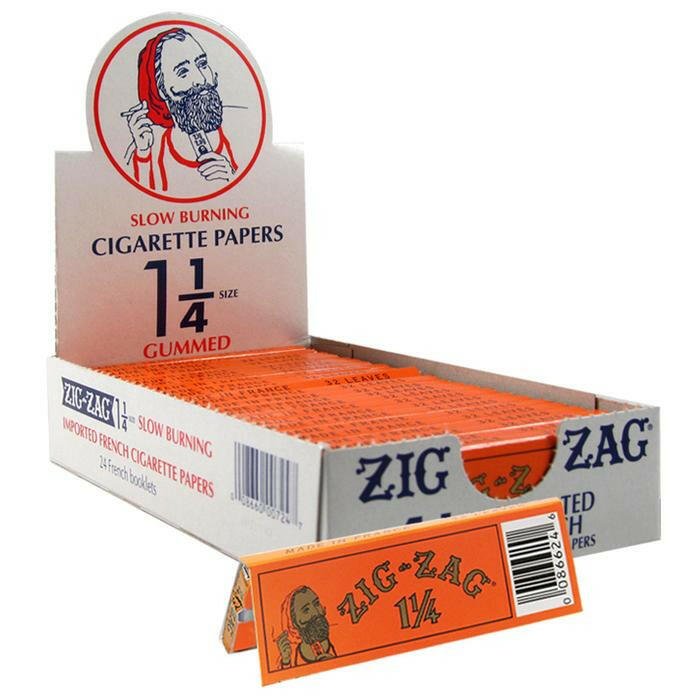 Zig - Zag 1 1 - 4" Size Rolling Paper - Simple Glass Pipe