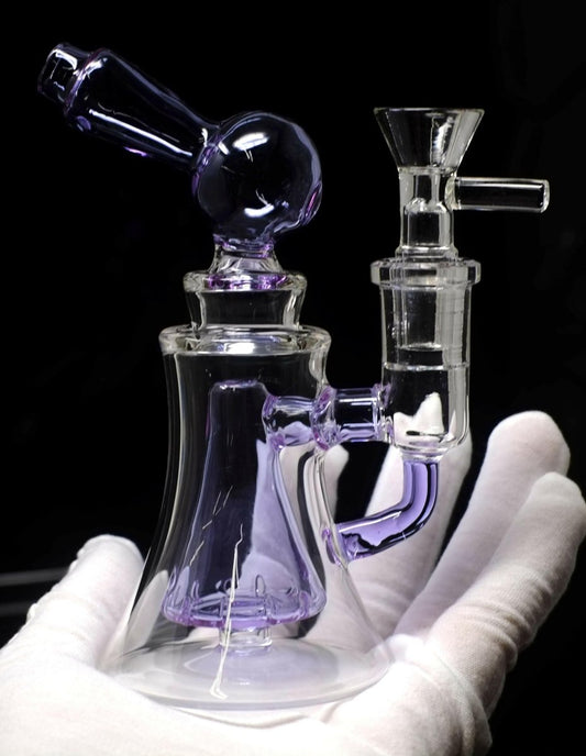 5" MIni Glass Water Pipe Pipe - Simple Glass Pipe