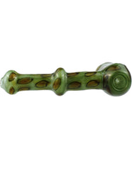 5" Glass Golden Dots Hammer Pipe