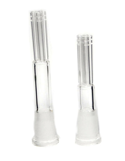 Five-arm perc glass downstem with 18mm male joint