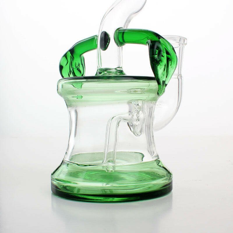 7" Man Eating Flower Glass Water Pipe - Simple Glass Pipe