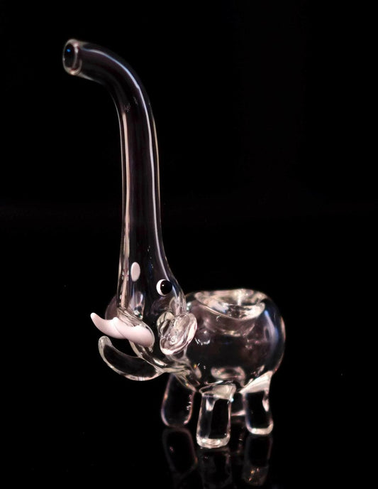 6" Long Nose Elephant Glass Pipe - Simple Glass Pipe