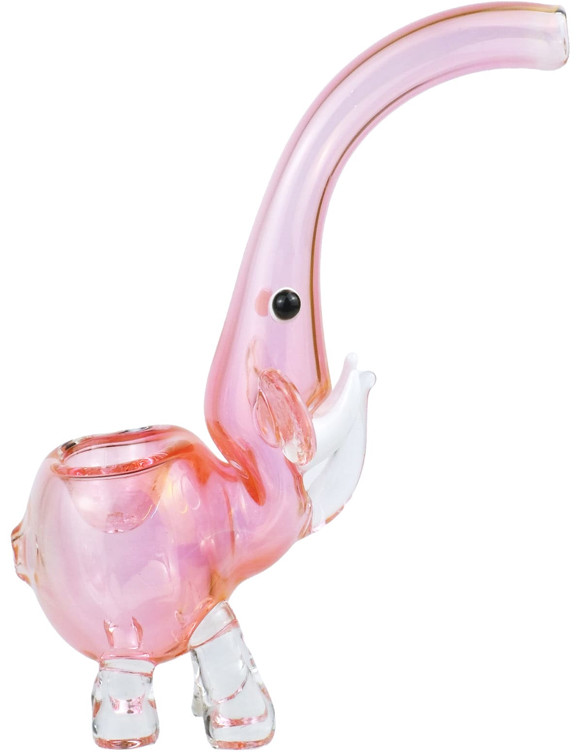 Long-nose elephant glass pipe in small and large sizes