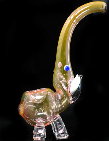 6" Long Nose Elephant Glass Pipe