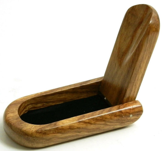 Tobacco Pipe Stand - Wood Finished - Foldable - Simple Glass Pipe