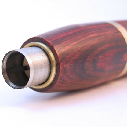 ShowJade rosewood twist-retractable keychain cigar punch