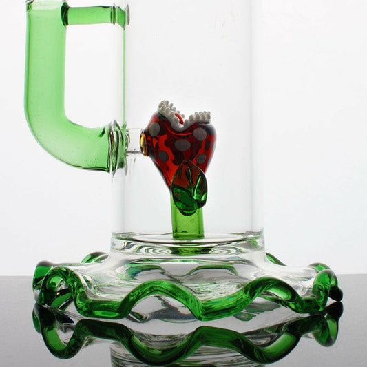 11" Man Eating Flower Glass Water pipe - Simple Glass Pipe