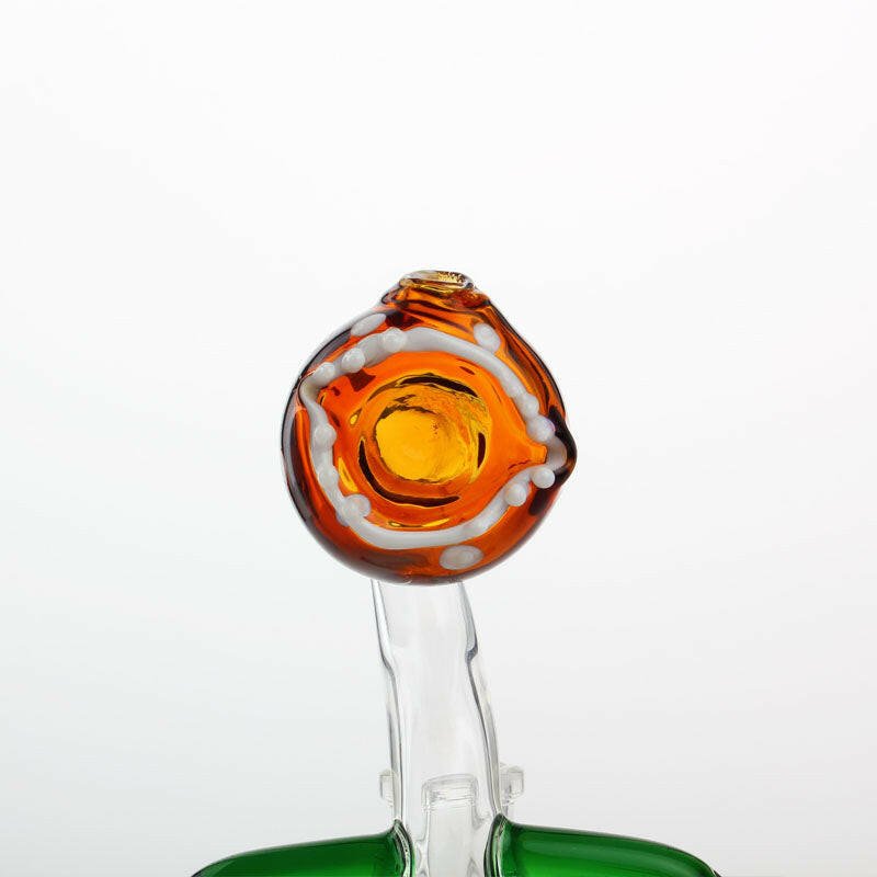 7" Man Eating Flower Glass Water Pipe - Simple Glass Pipe