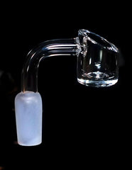 90 Angle Quartz Bucket Banger - Simple Glass Pipe