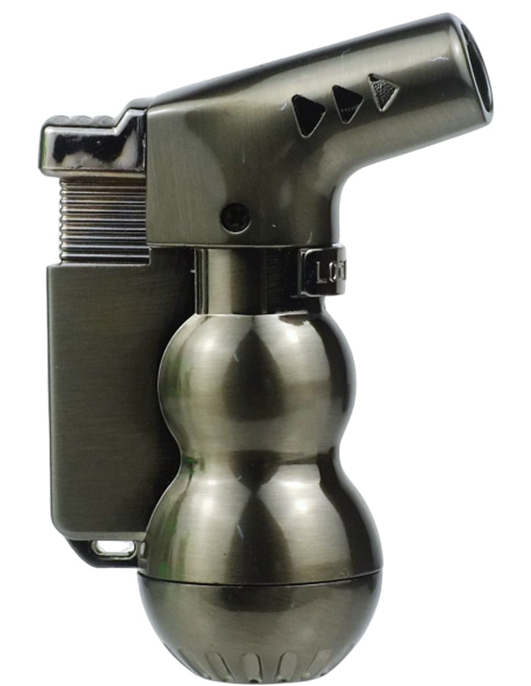 Mini 2.5-inch metal single-jet butane torch lighter