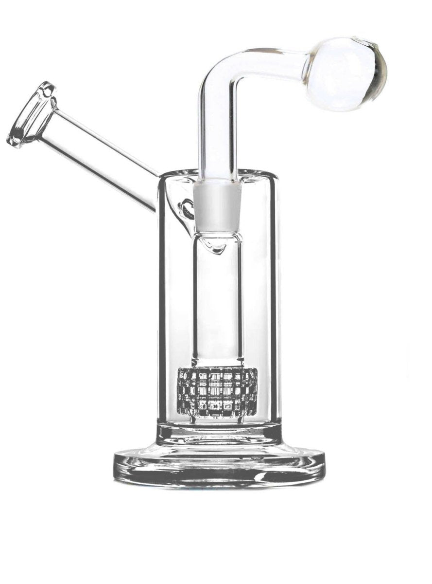 9"Matrix Percs Glass Water Pipe & oil burner - Simple Glass Pipe