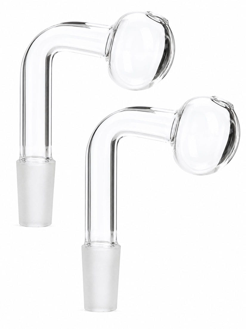 Glass Oil Burner Attachment for Water Pipes - 2 Pack