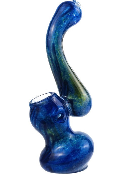 6" Glass Bubbler Hand Pipe