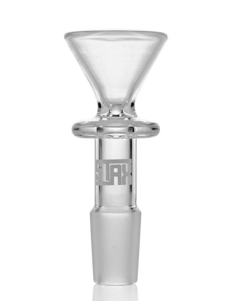 14mm STAX® Funnel Bowl - Clear - Simple Glass Pipe