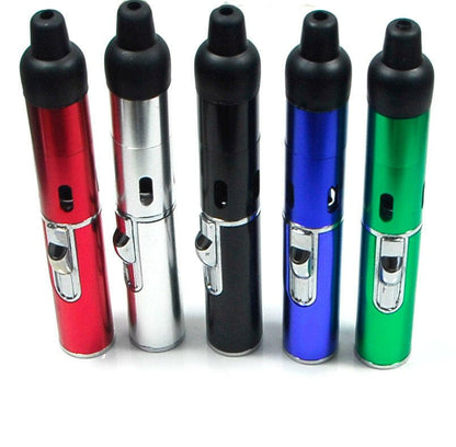 Click N Vape butane herbal pipe in blue or silver