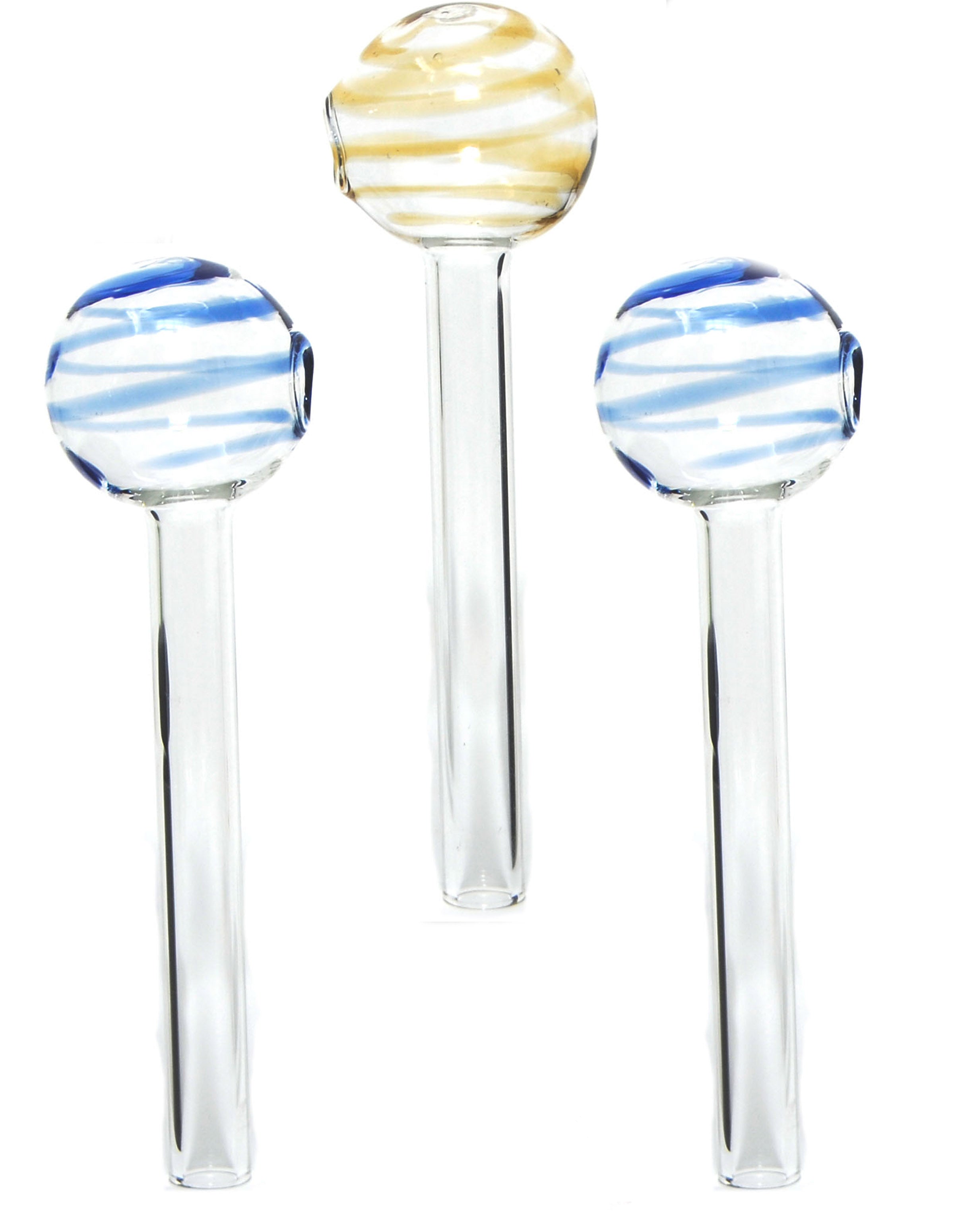 Swirl lollipops Glass Oil Burner Pipes Bulk Discounts